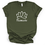Namaste Lotus Yoga & Meditation Tee - Bella + Canvas Modern Fit