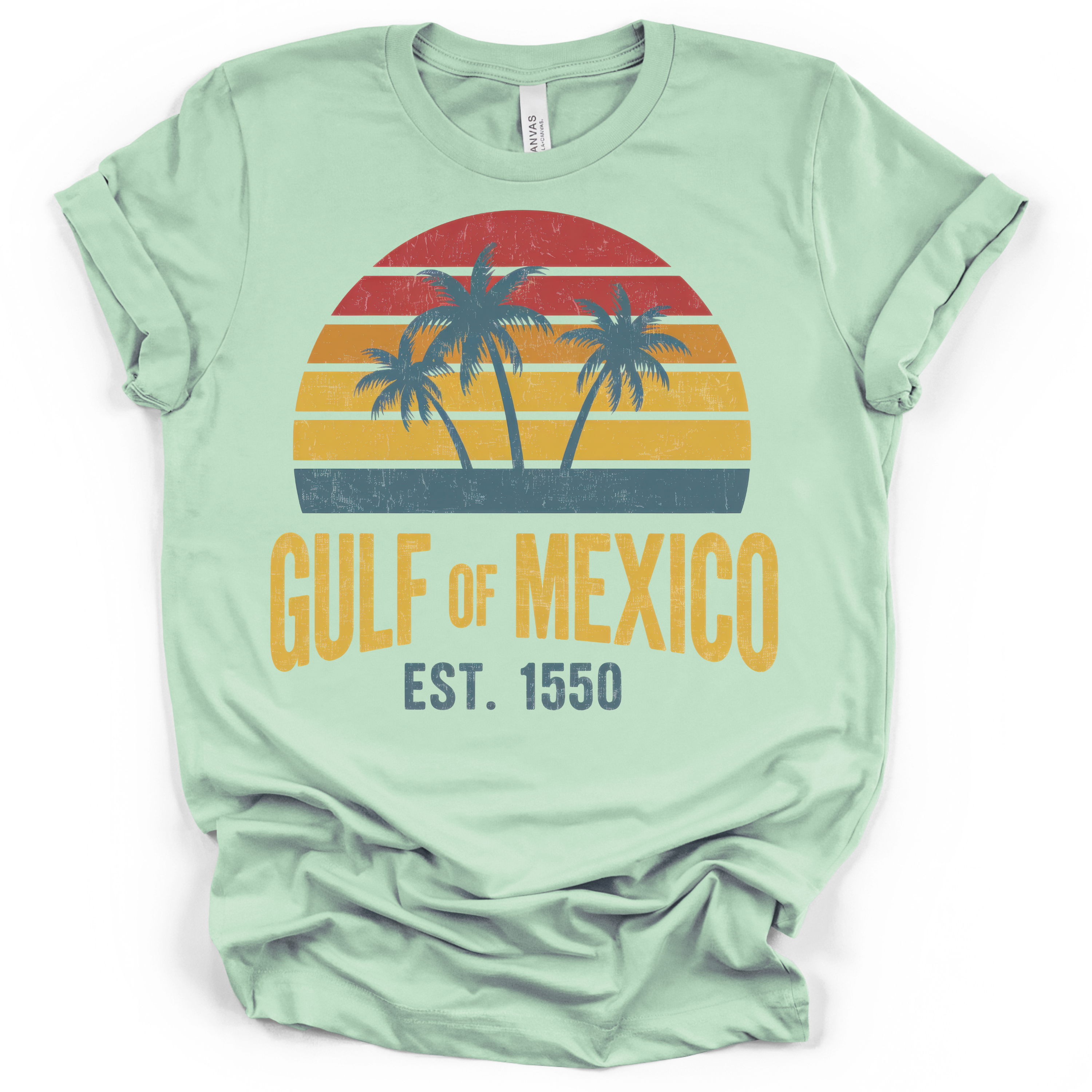 Gulf of Mexico Est. 1550 T-Shirt – Bella + Canvas Modern Fit