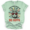 Big Hoppa Bunny Easter T-Shirt - Bella + Canvas Modern Fit