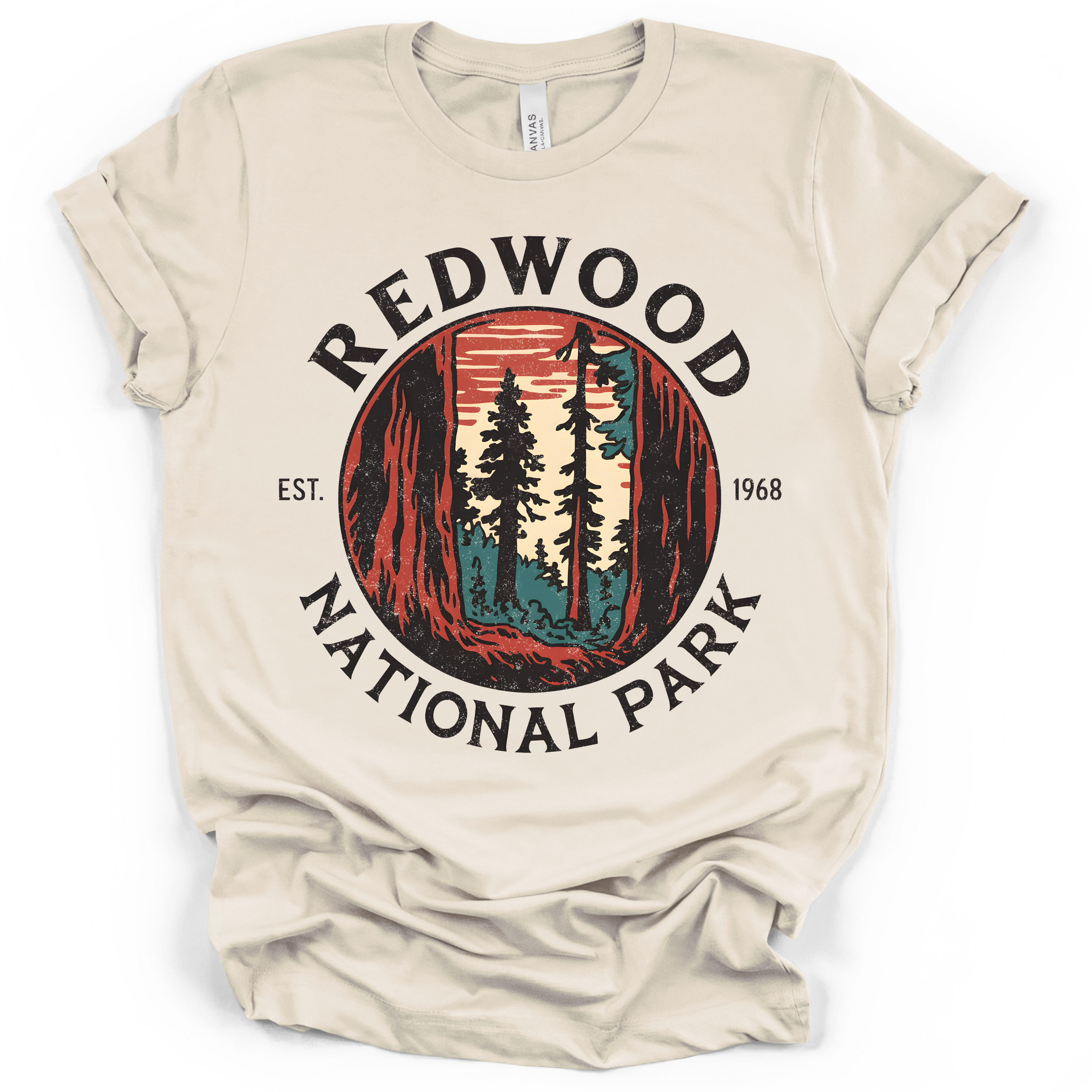 Redwood National Park Tee - Bella + Canvas Modern Fit