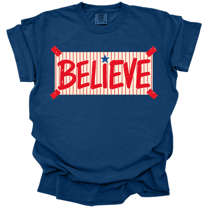 Believe Philly Baseball Tee