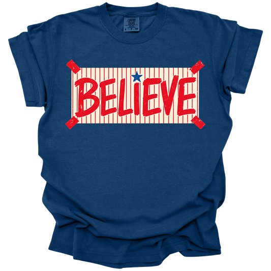 Believe Philly Baseball Tee