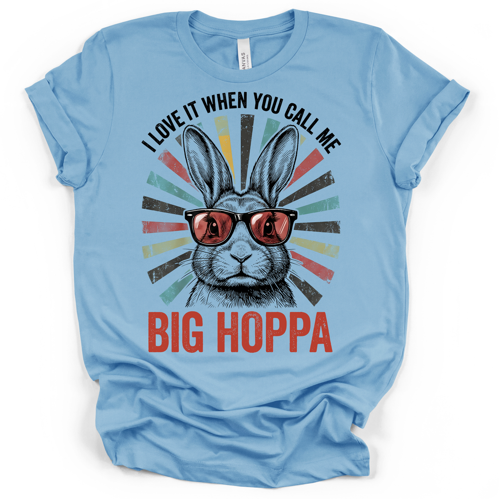 Big Hoppa Bunny Easter T-Shirt - Bella + Canvas Modern Fit