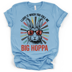 Big Hoppa Bunny Easter T-Shirt - Bella + Canvas Modern Fit