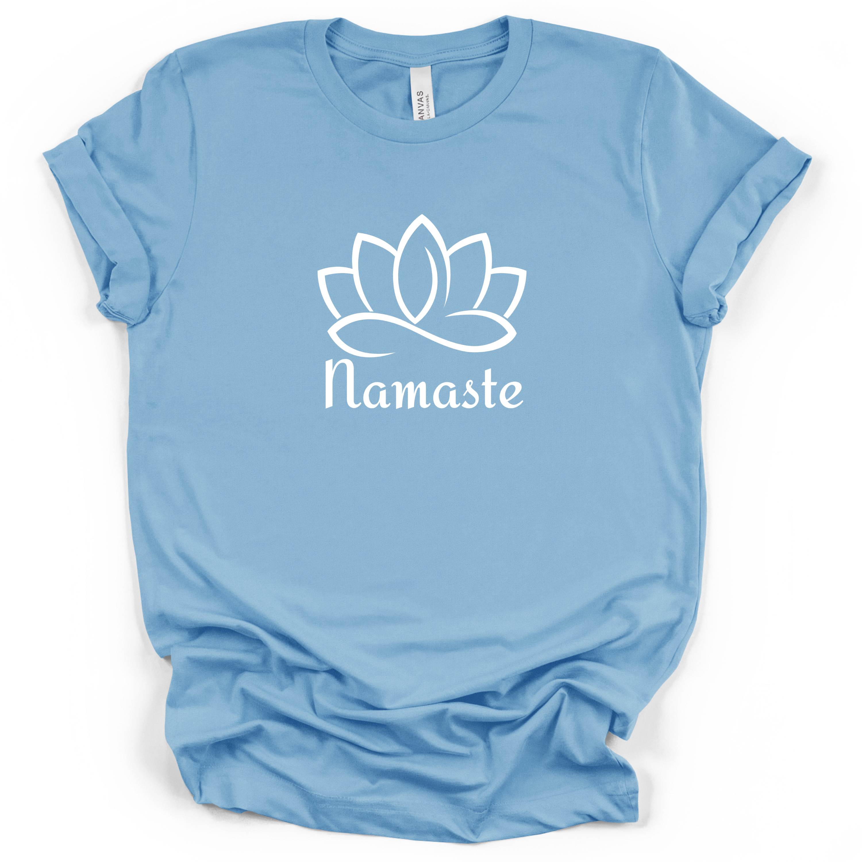 Namaste Lotus Yoga & Meditation Tee - Bella + Canvas Modern Fit