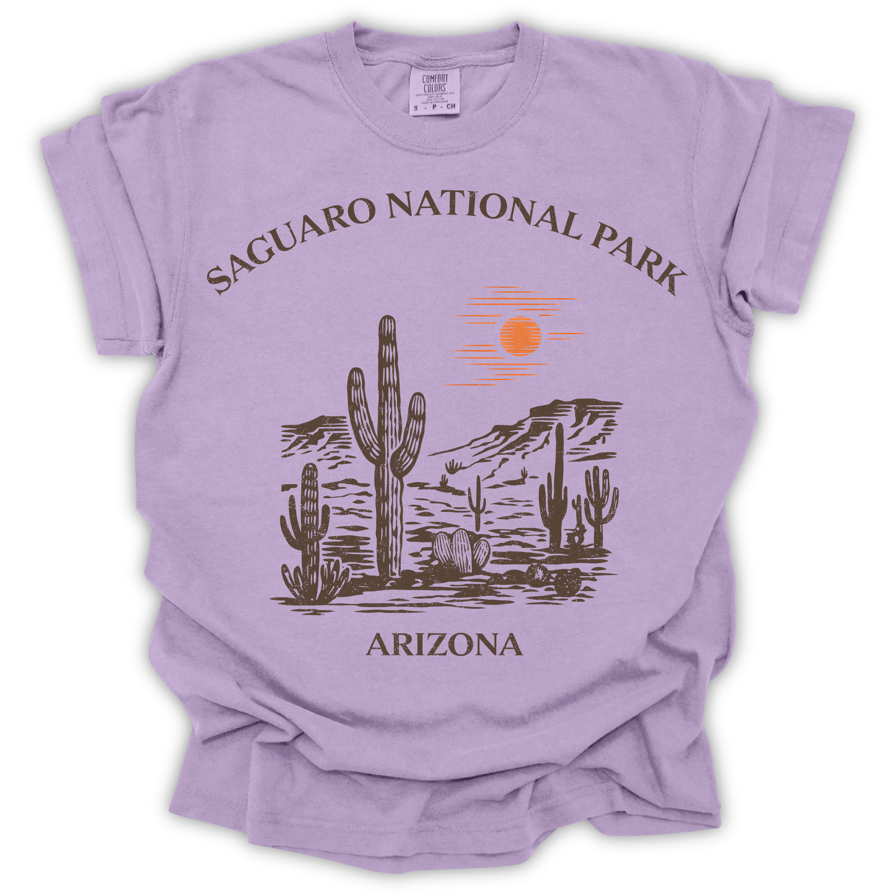 Saguaro National Park Desert T-Shirt – Comfort Colors Relaxed Fit