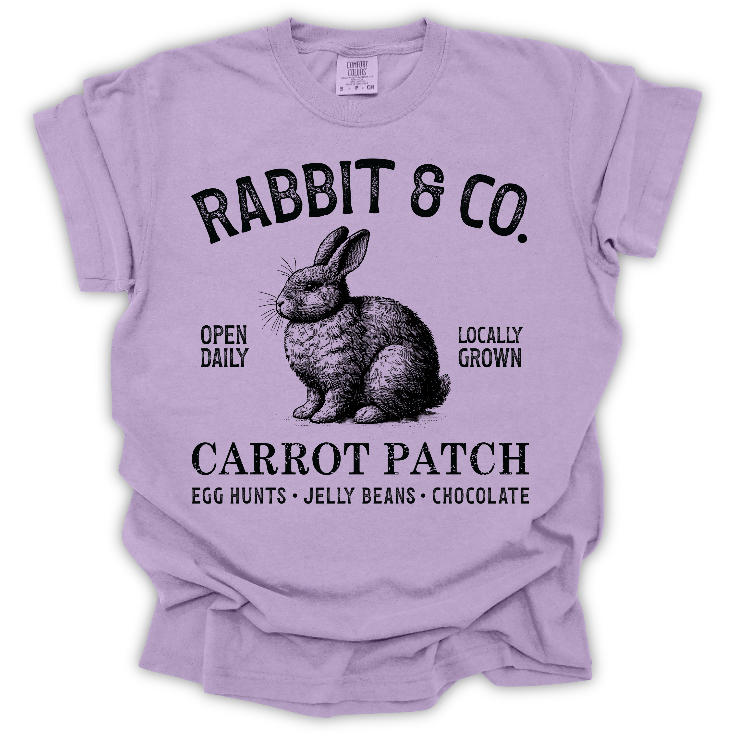Rabbit & Co. Easter T-Shirt – Comfort Colors Relaxed Fit