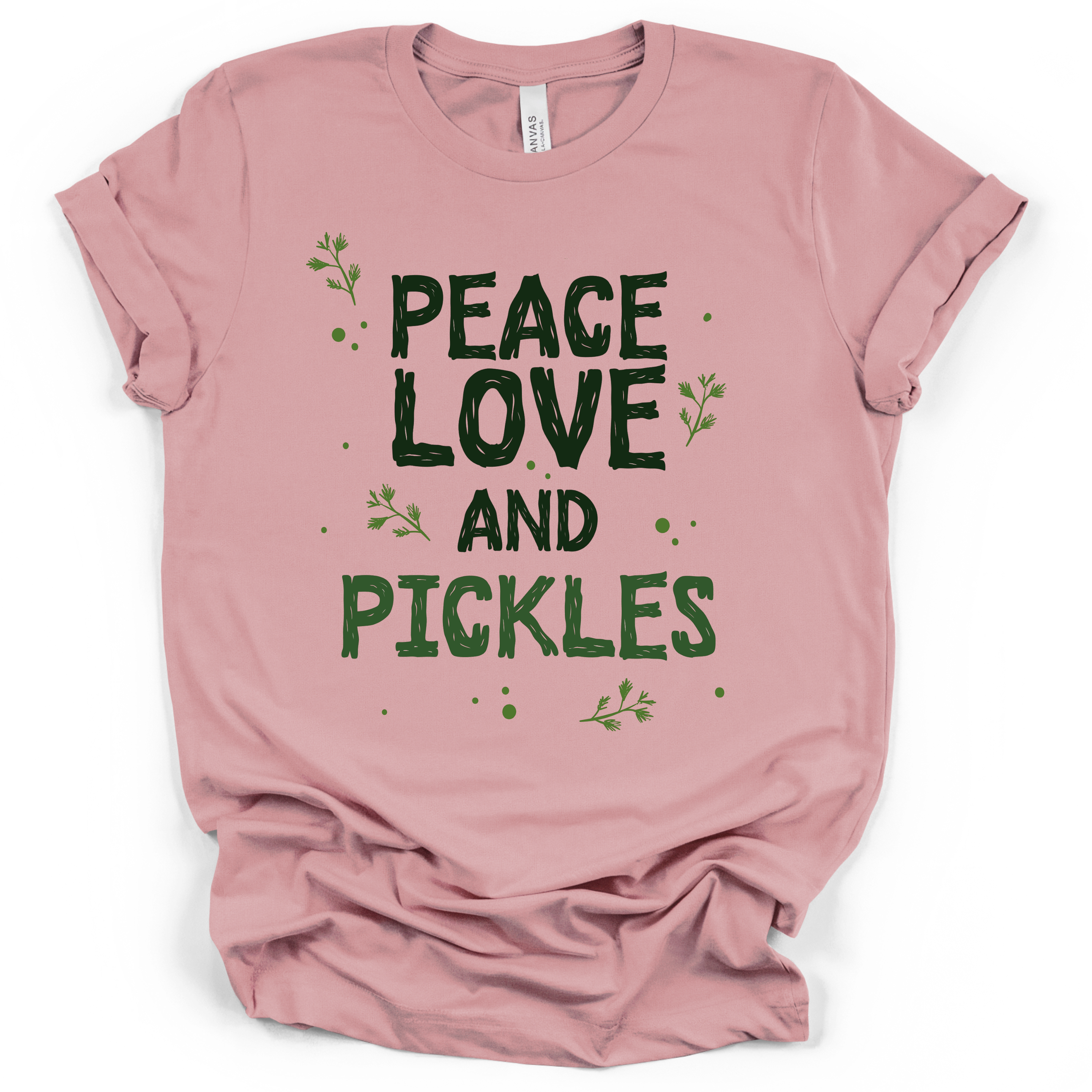 Peace Love and Pickles Tee – Bella + Canvas Modern Fit