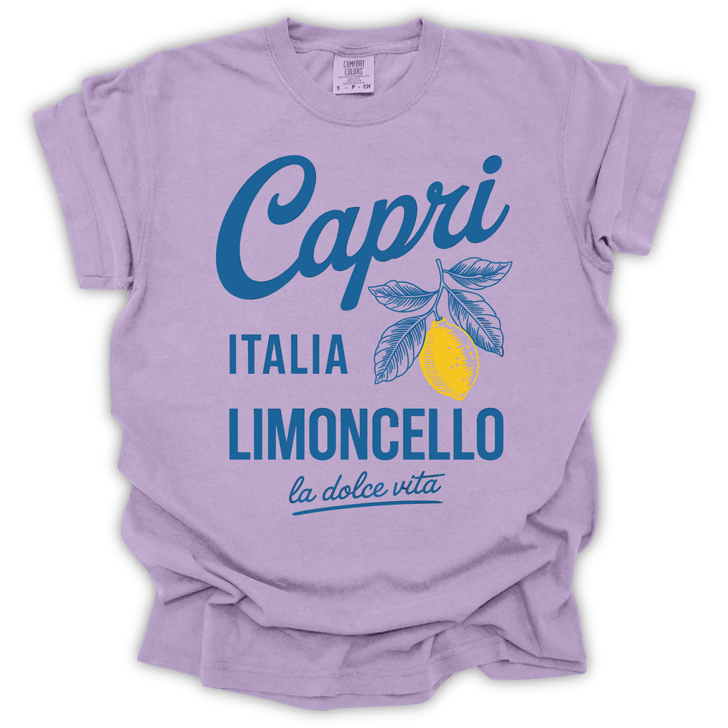 Capri Italia Limoncello Lemons T-Shirt – Comfort Colors Relaxed Fit