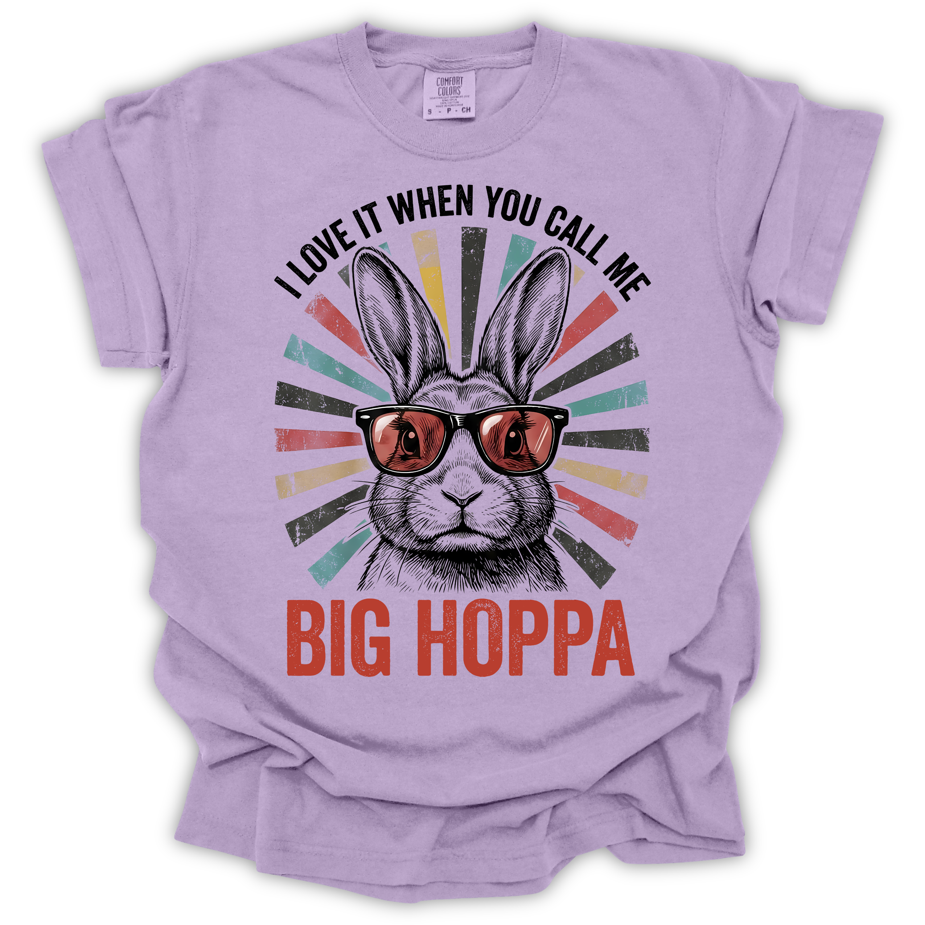 Big Hoppa Bunny Easter T-Shirt - Comfort Colors Relaxed Fit