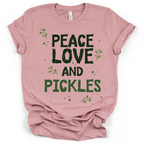 Peace Love and Pickles Tee - Bella + Canvas