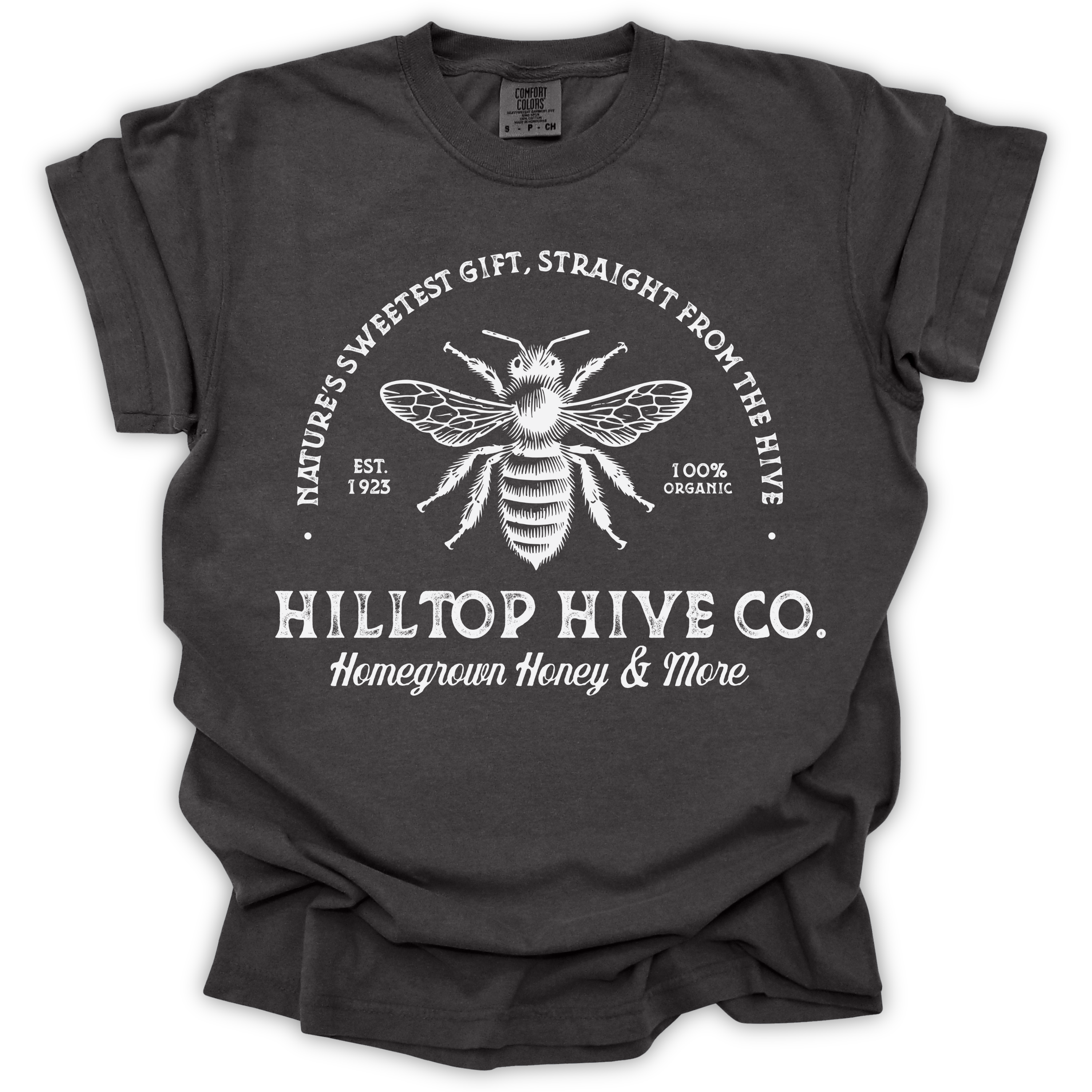 Hilltop Hive Co. Honey Bee T-Shirt – Comfort Colors Relaxed Fit