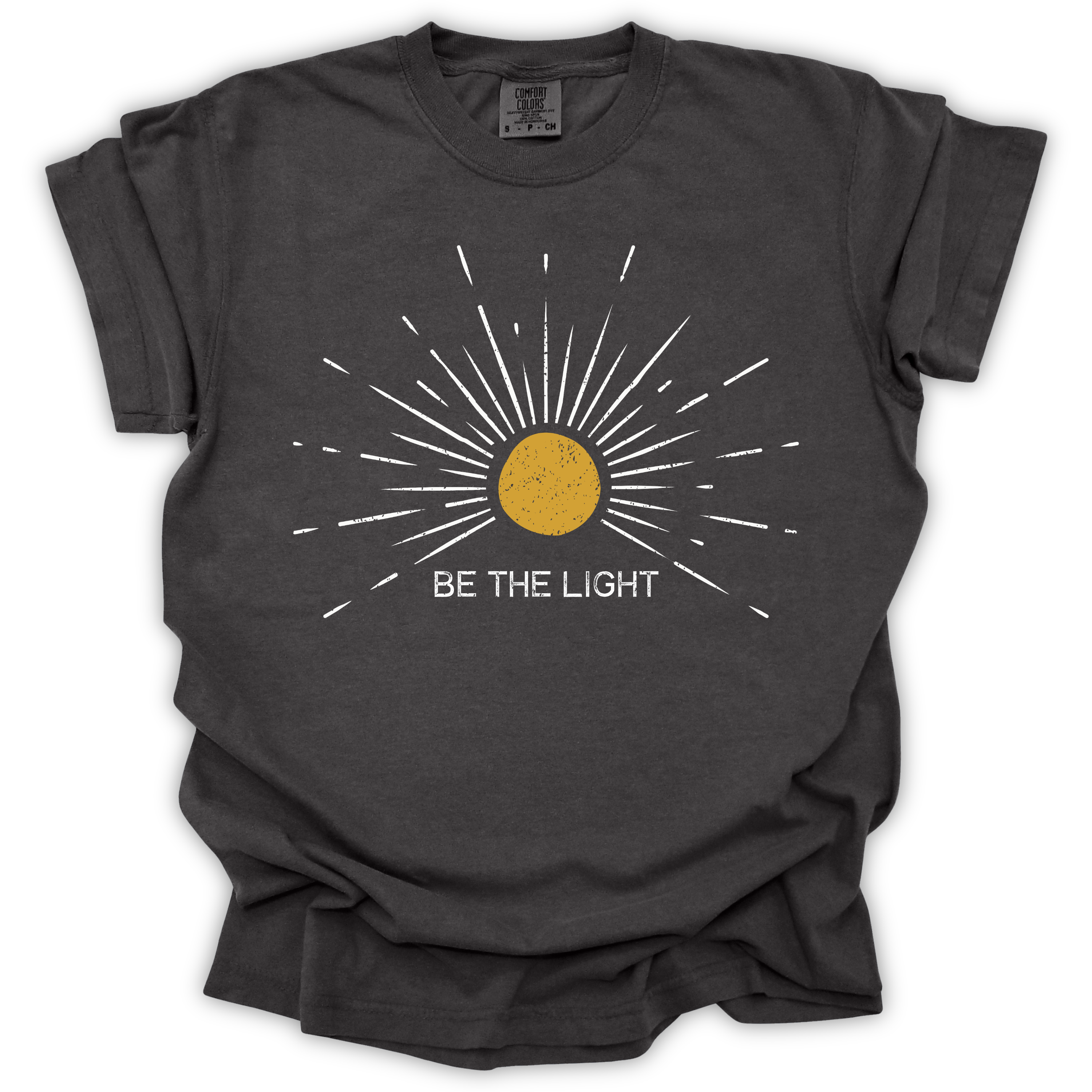 Be The Light Sunburst Tee - Comfort Colors Relaxed Fit