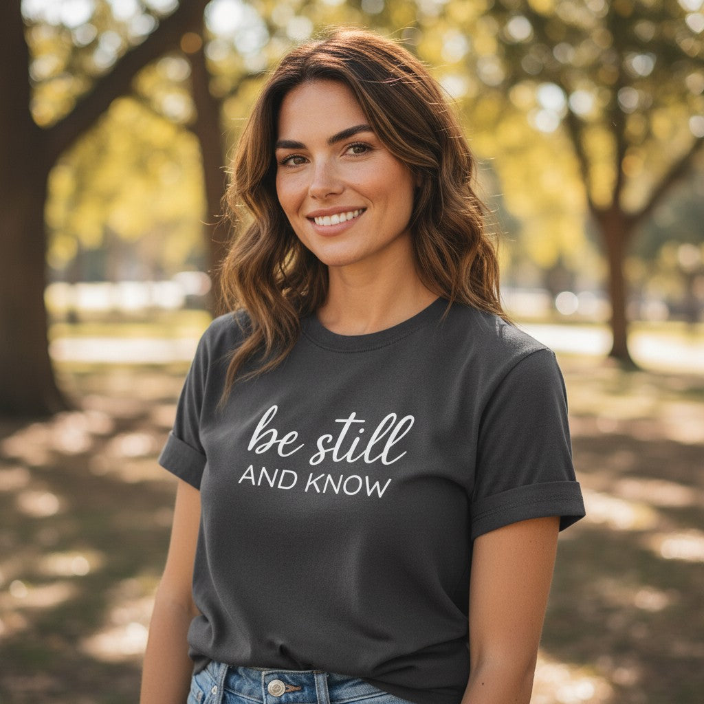 Be Still And Know Tee - Comfort Colors Relaxed Fit