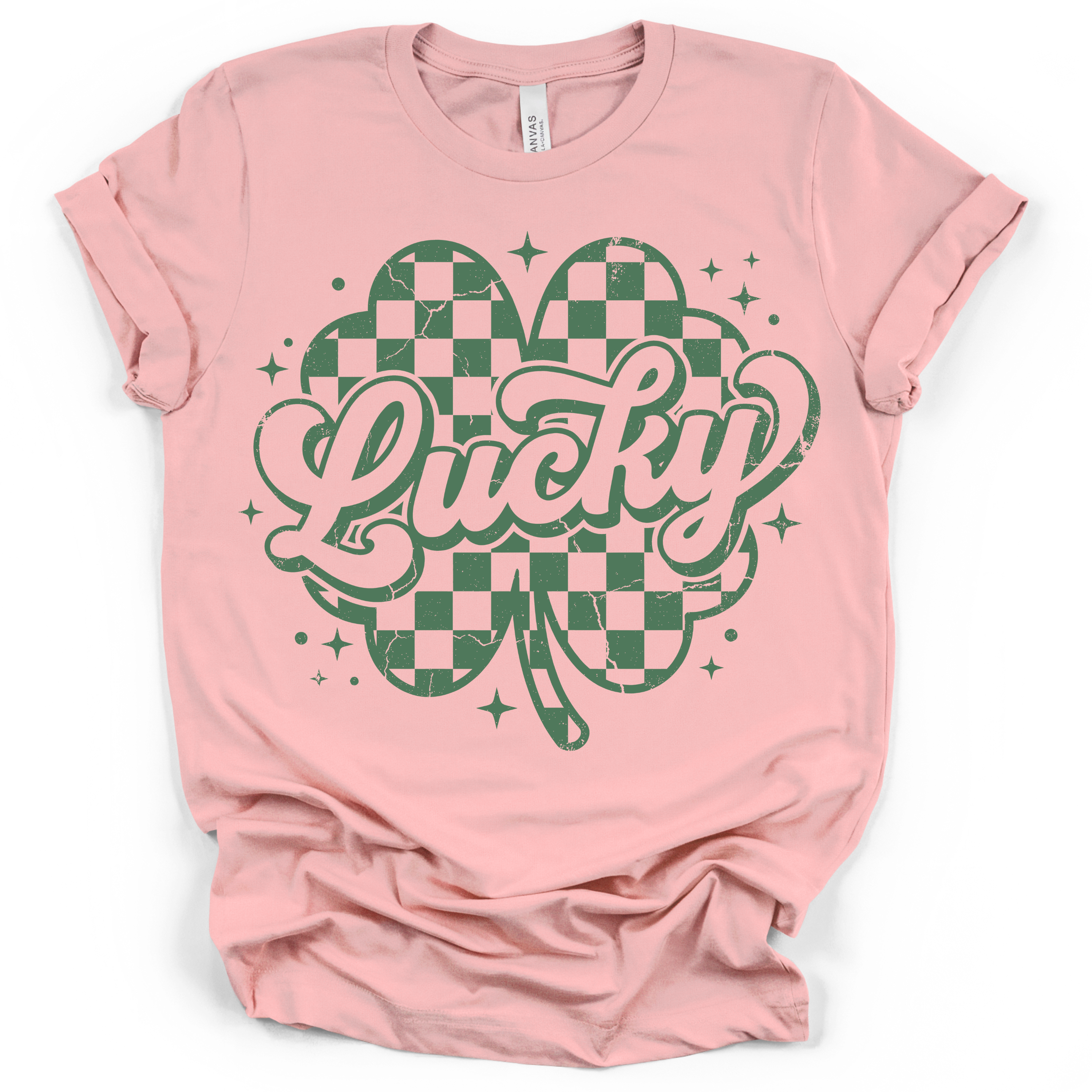 Lucky Shamrock Irish T-Shirt – Bella + Canvas Modern Fit
