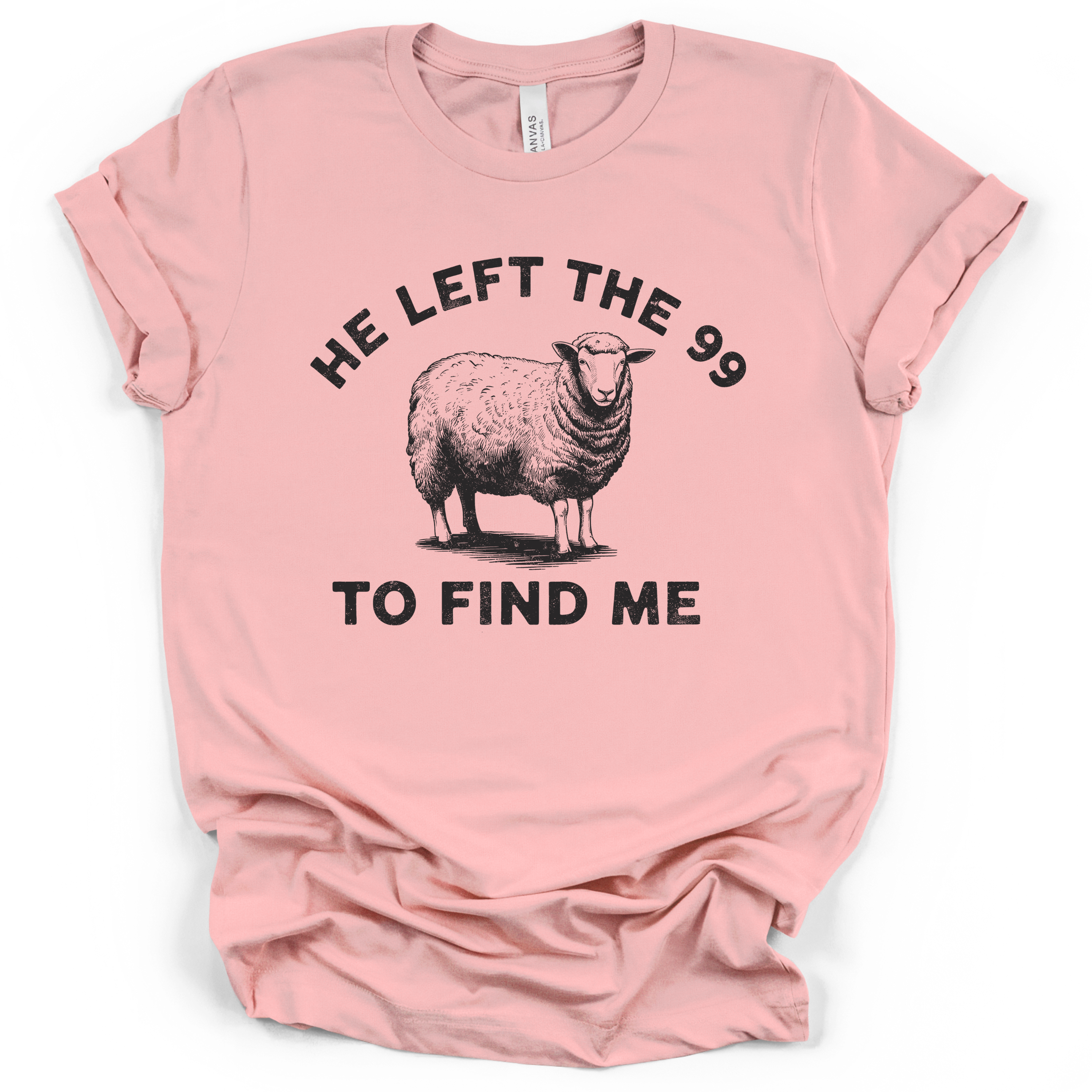 He Left The 99 Tee - Bella + Canvas Modern Fit