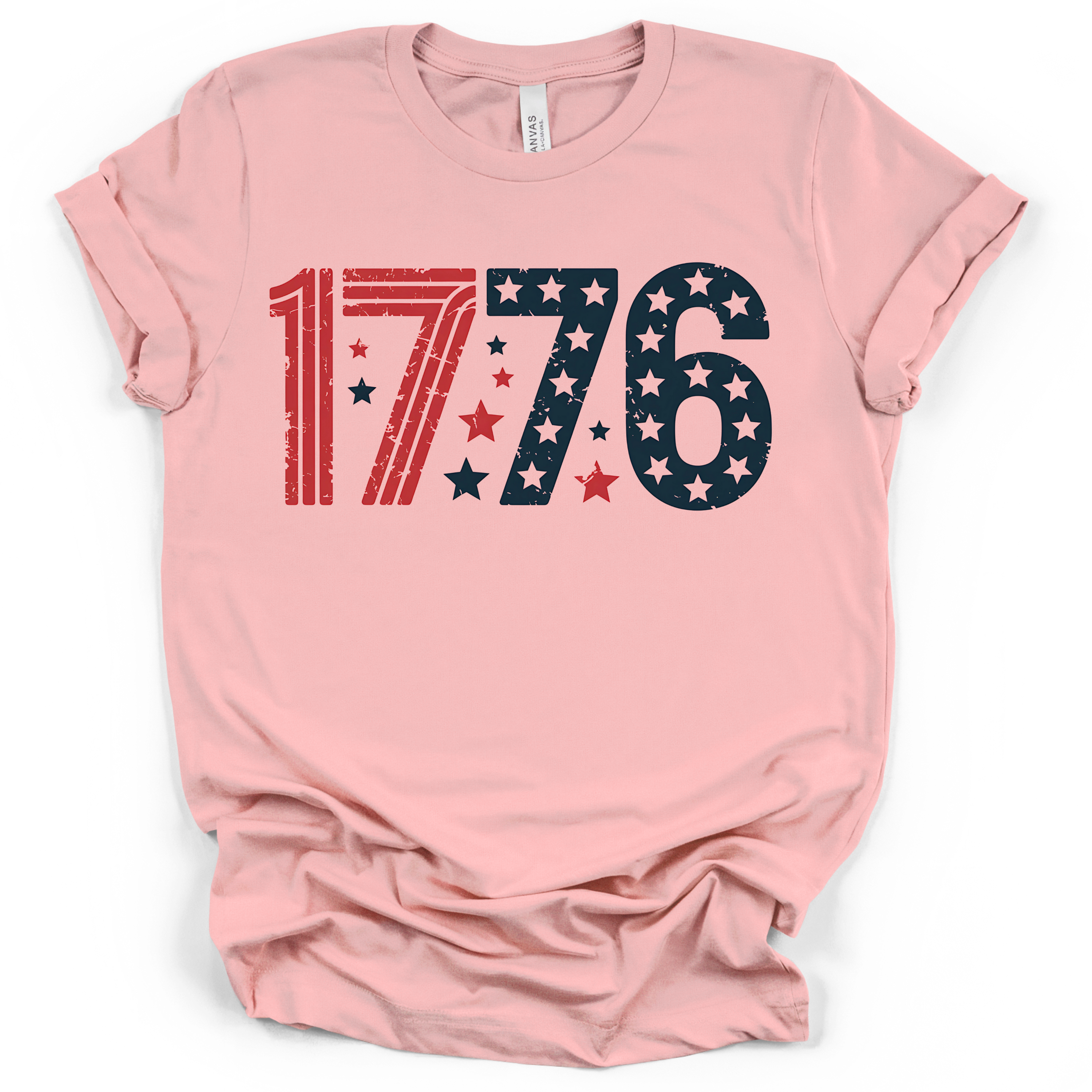 1776 Patriotic America T-Shirt – Bella + Canvas Modern Fit