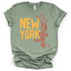 New York Street Sign T-Shirt – Bella + Canvas Modern Fit
