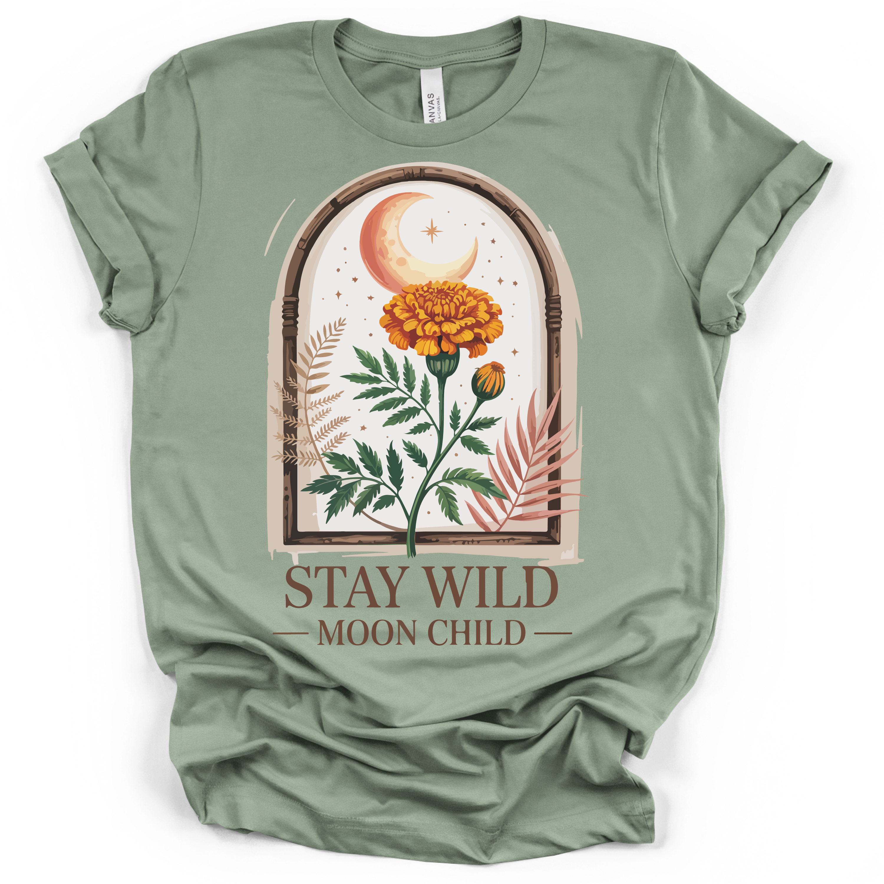 Stay Wild Moon Child T-Shirt – Bella + Canvas Modern Fit