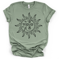 Celestial Sun & Moon T-Shirt – Bella + Canvas Modern Fit
