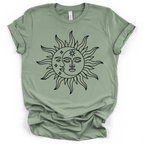 Celestial Sun & Moon T-Shirt – Bella + Canvas Modern Fit