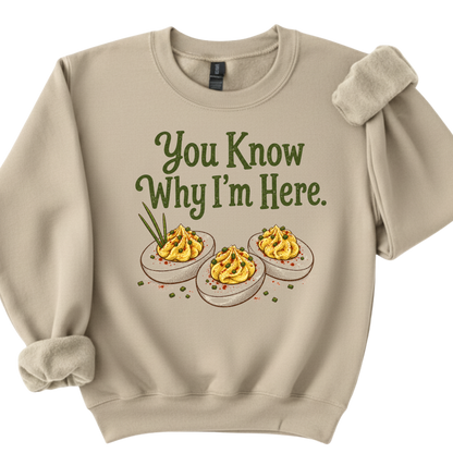 Why I'm Here Crewneck