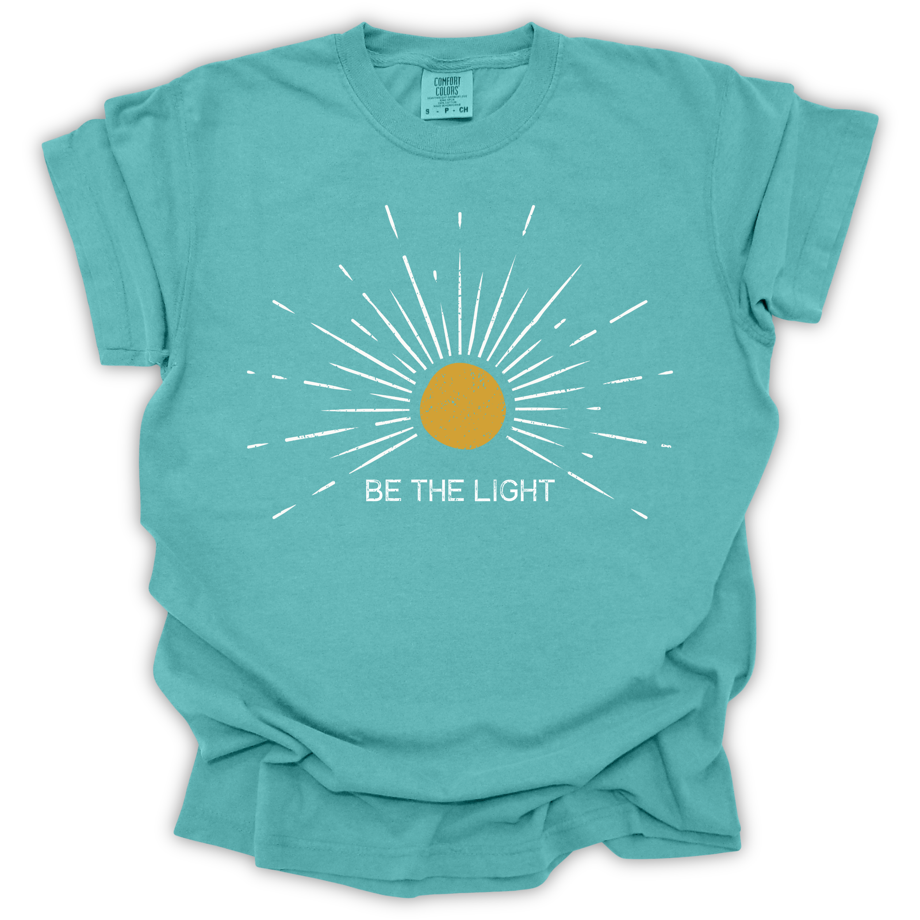 Be The Light Sunburst Tee - Comfort Colors Relaxed Fit