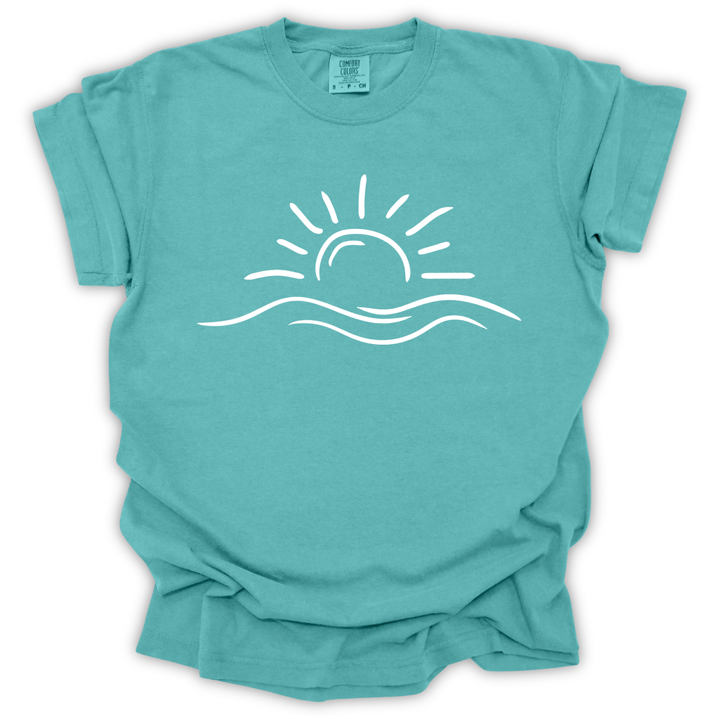 Sunrise Wave Tee - Comfort Colors Relaxed Fit