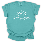 Sunrise Wave Tee - Comfort Colors Relaxed Fit
