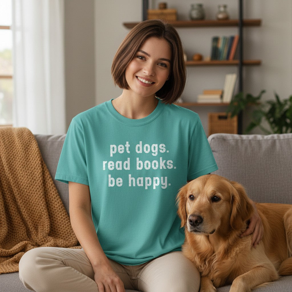 Dogs Books Happy