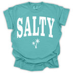 Salty Palm Tree Beach Tee – Comfort Colors Relaxed Fit