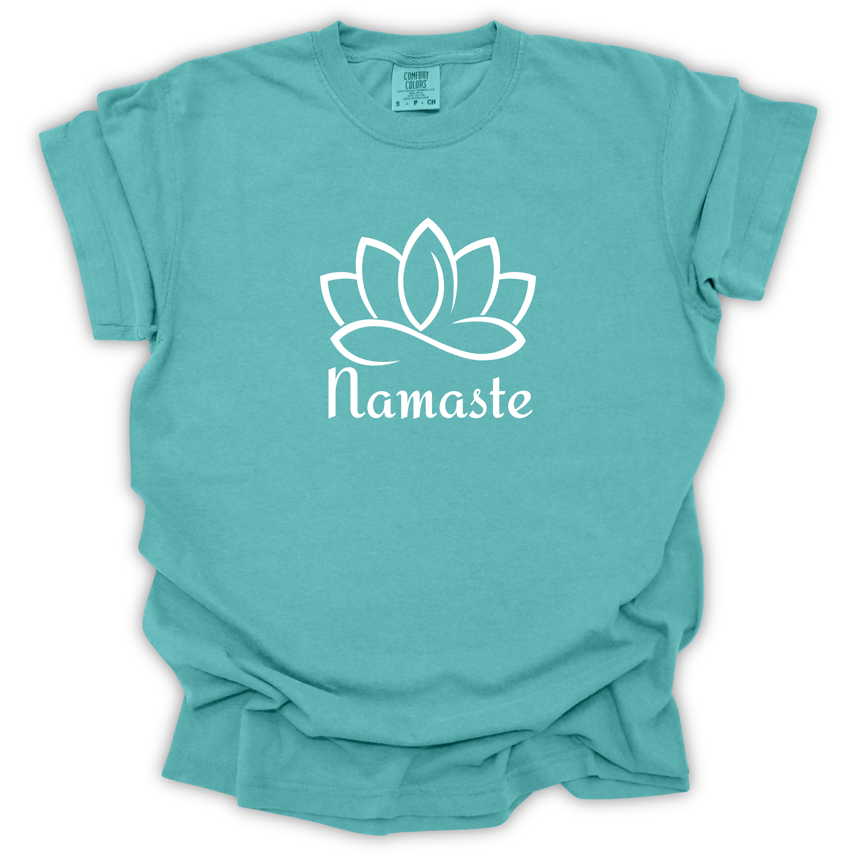 Namaste Lotus Yoga & Meditation Tee - Comfort Colors Relaxed Fit