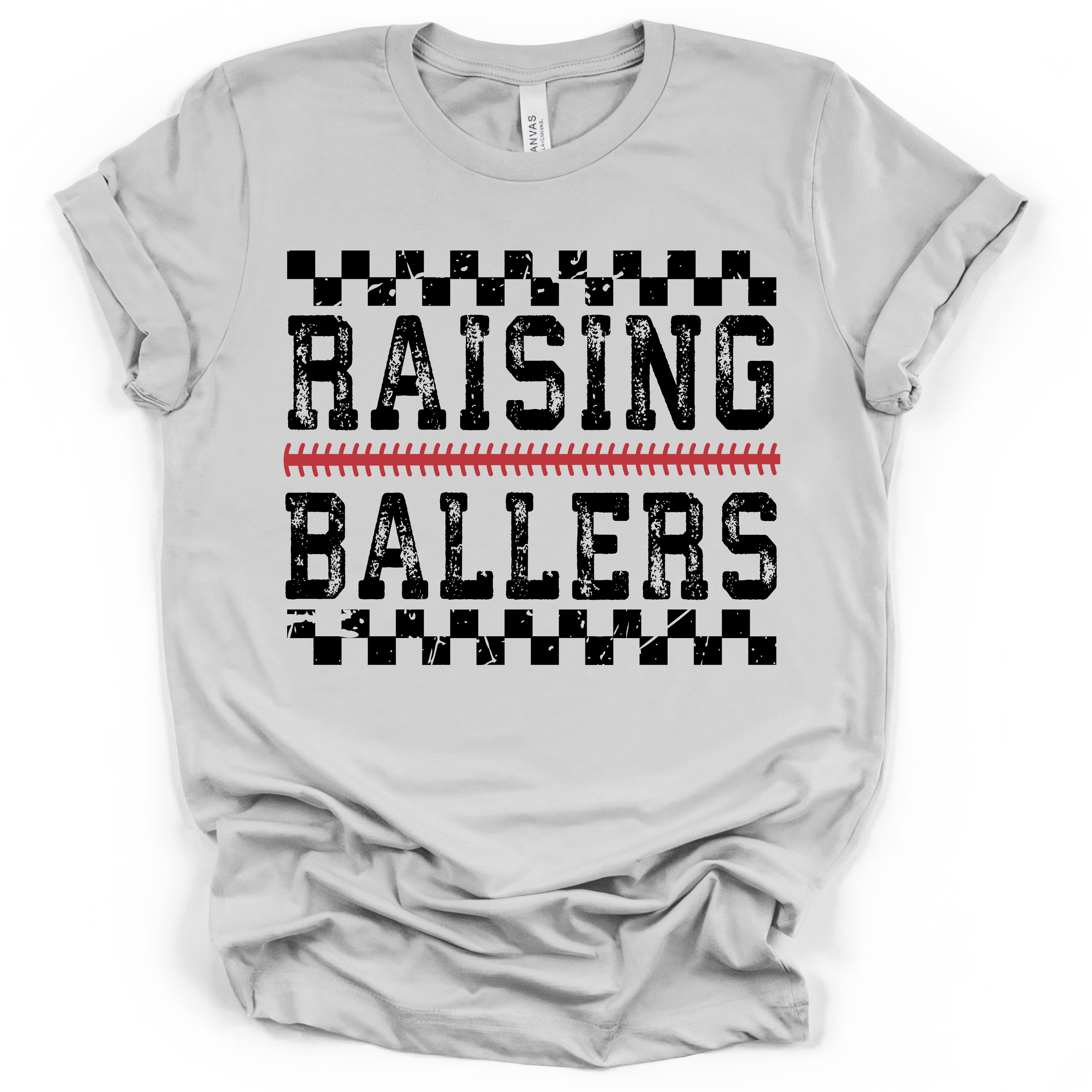 Raising Ballers Baseball Mom/Dad T-Shirt – Bella + Canvas Modern Fit