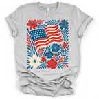 Americana Flag Patriotic T-Shirt – Bella + Canvas Modern Fit