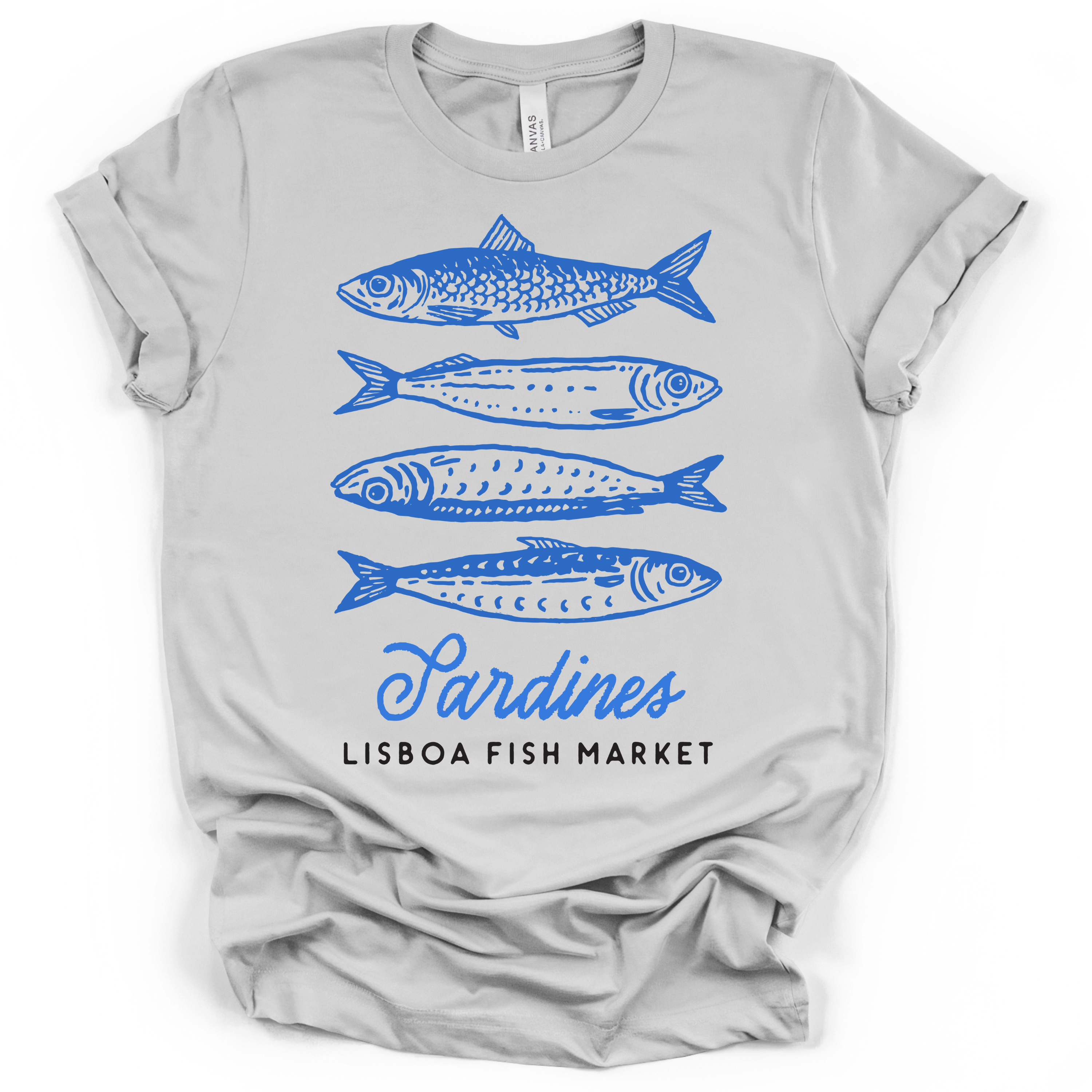 Sardines Fish Market T-Shirt – Bella + Canvas Modern Fit