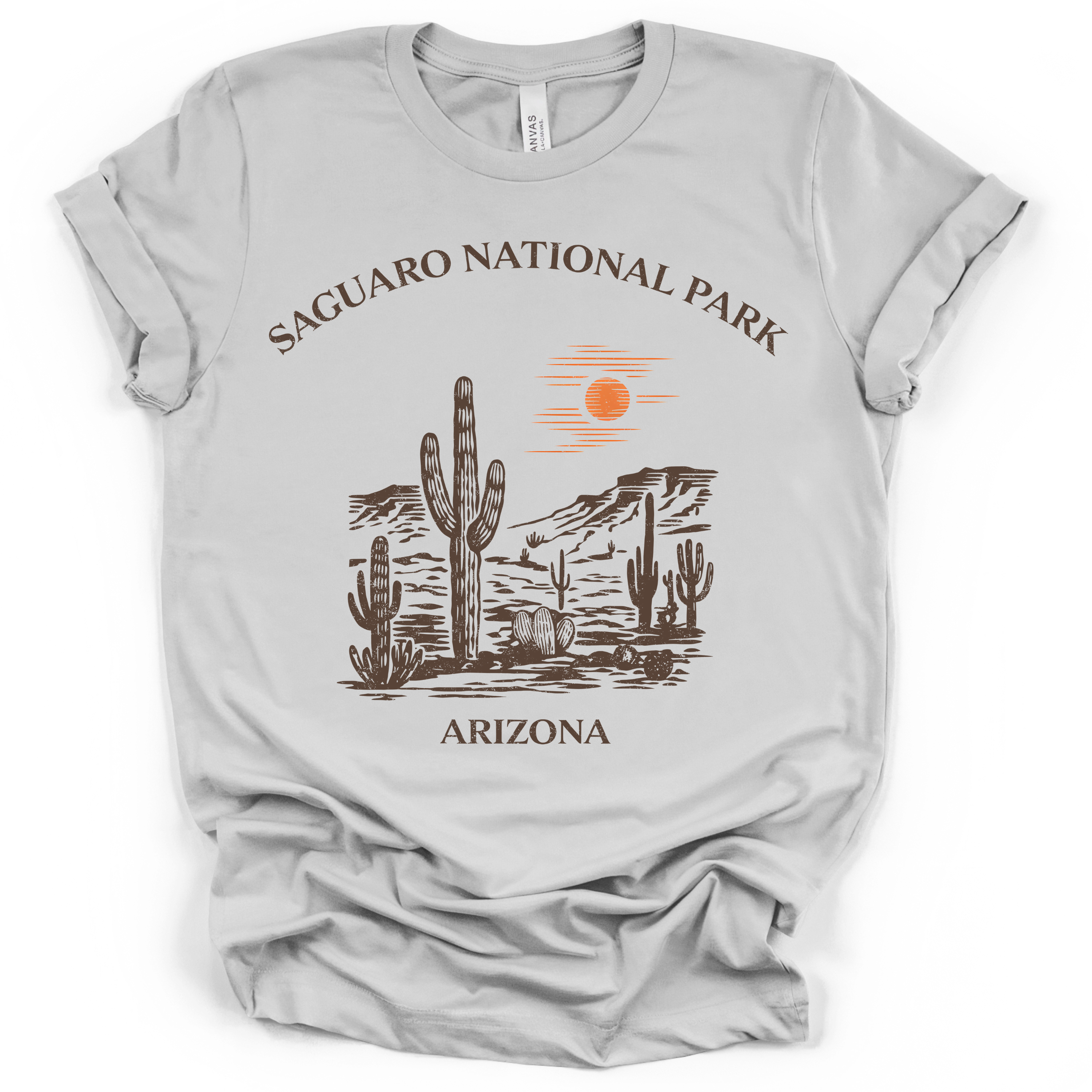 Saguaro National Park Desert T-Shirt – Bella + Canvas Modern Fit