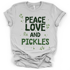 Peace Love and Pickles Tee - Bella + Canvas