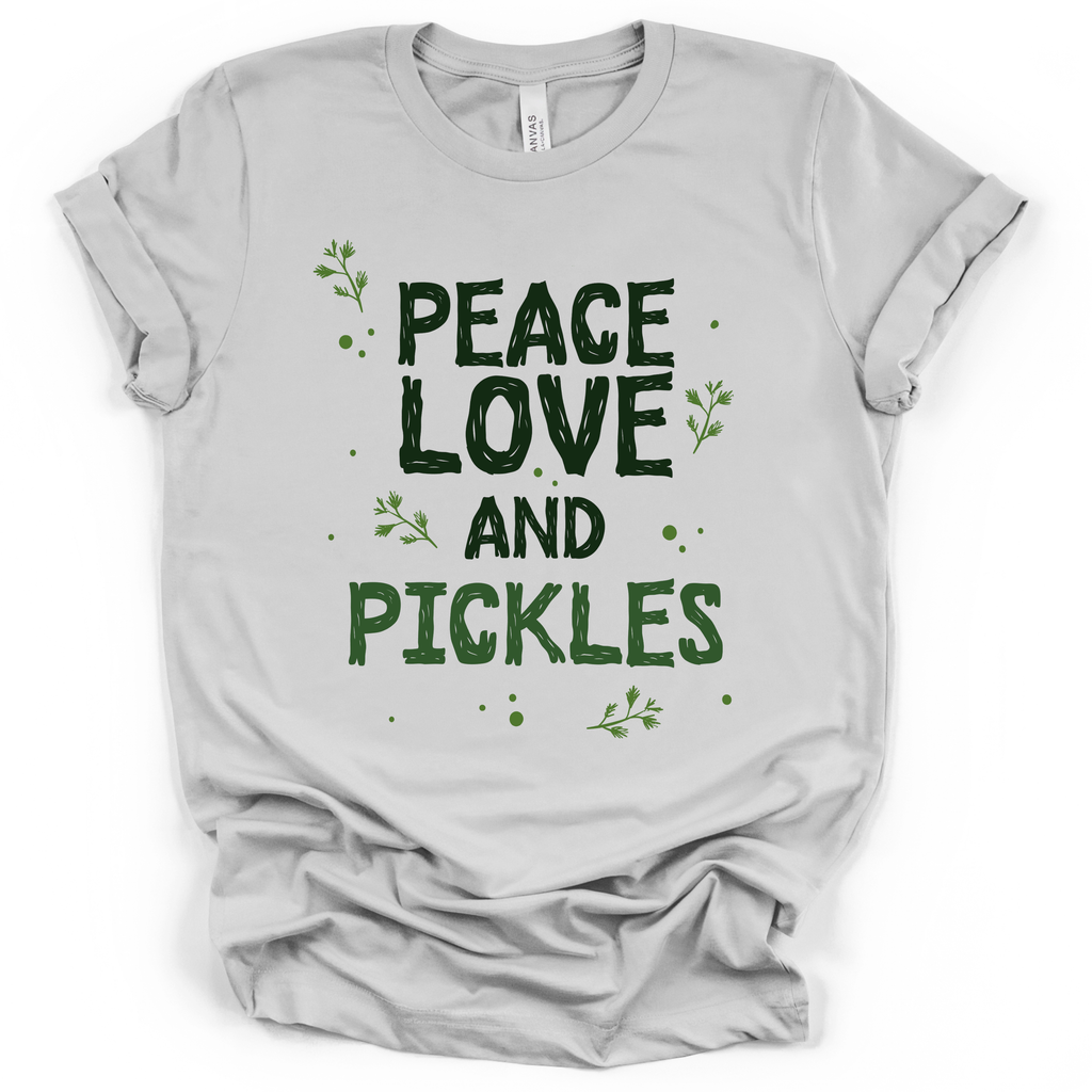 Peace Love and Pickles Tee – Bella + Canvas Modern Fit