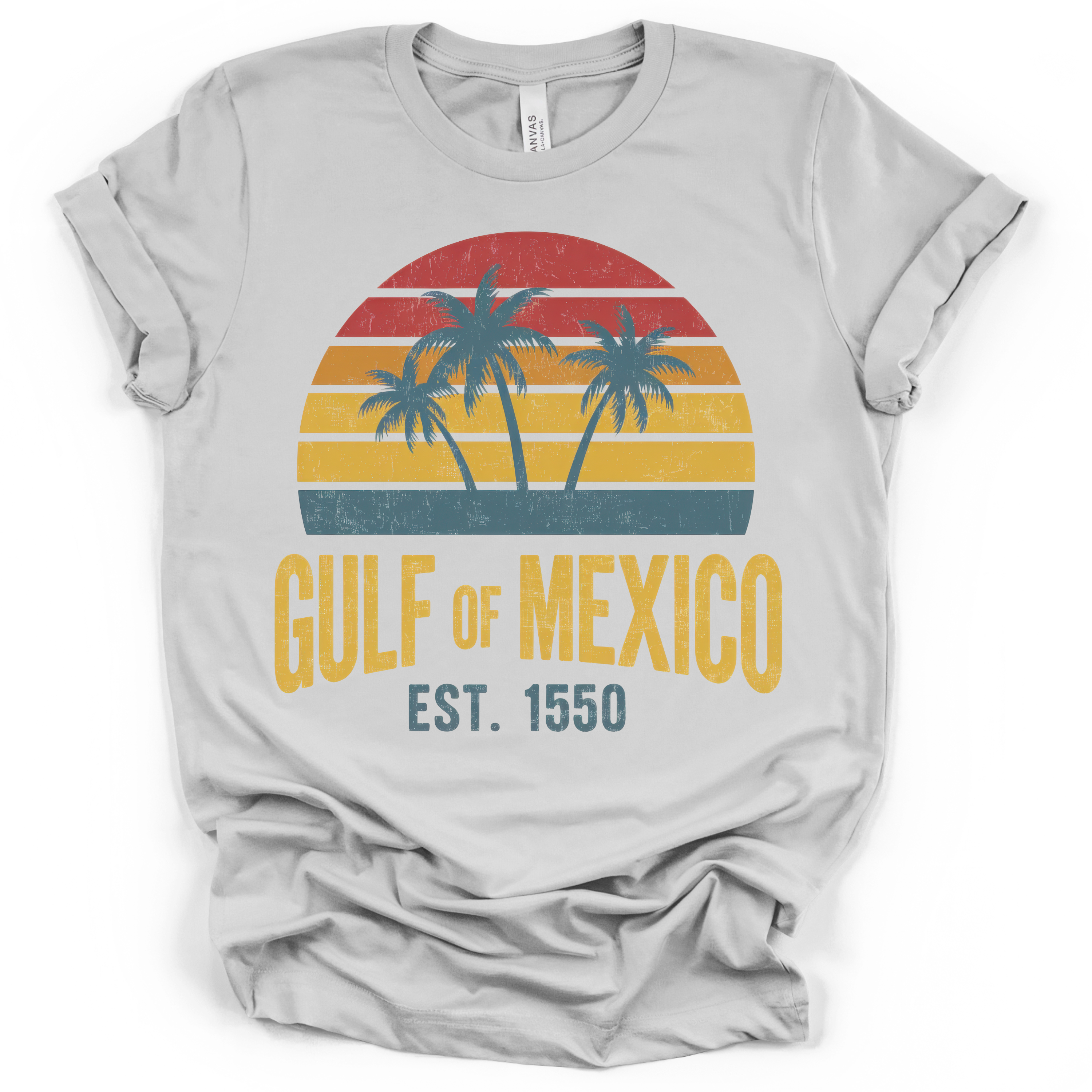 Gulf of Mexico Est. 1550 T-Shirt – Bella + Canvas Modern Fit
