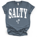 Salty Palm Tree Beach Tee – Bella + Canvas Modern Fit