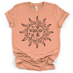 Celestial Sun & Moon T-Shirt – Bella + Canvas Modern Fit