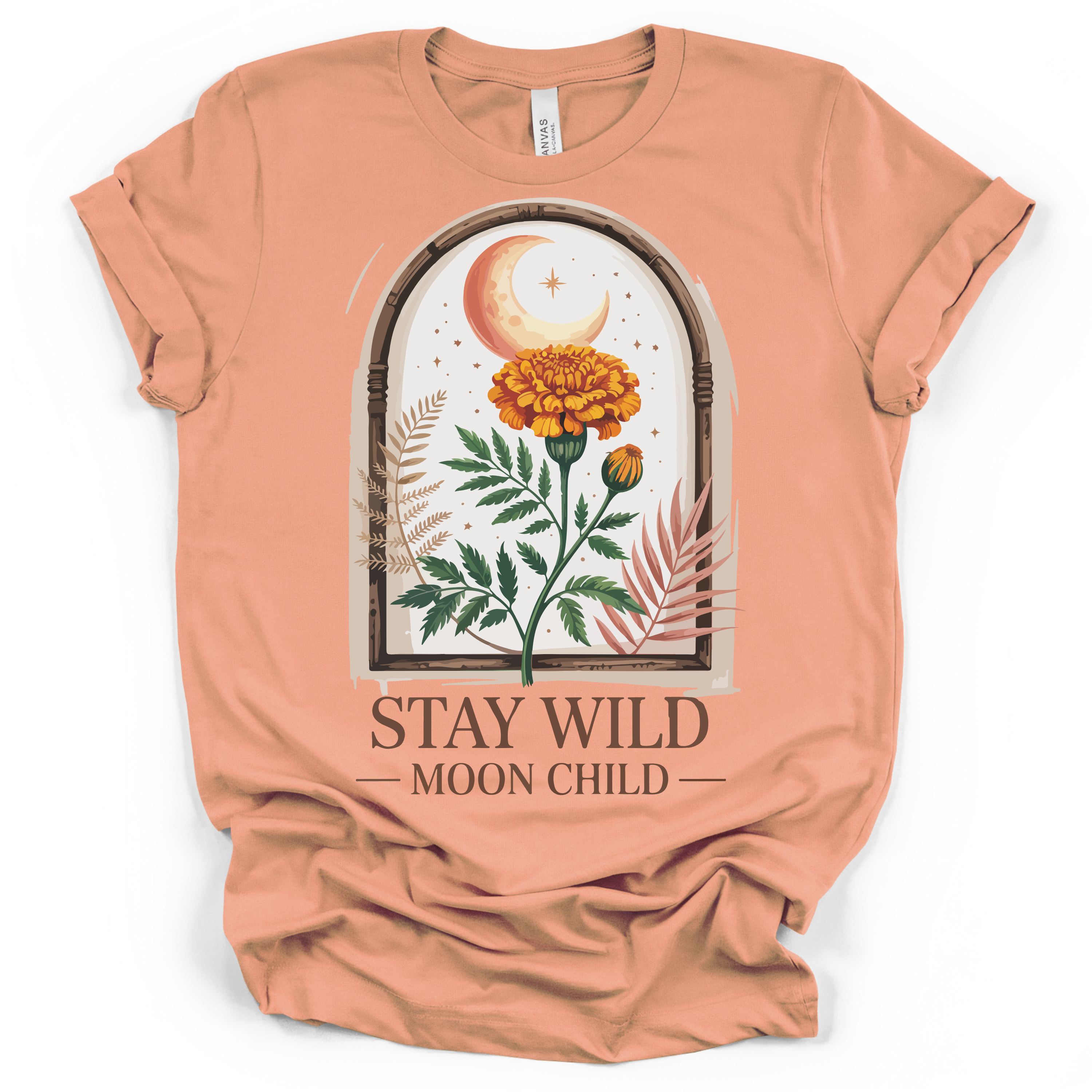 Stay Wild Moon Child T-Shirt – Bella + Canvas Modern Fit