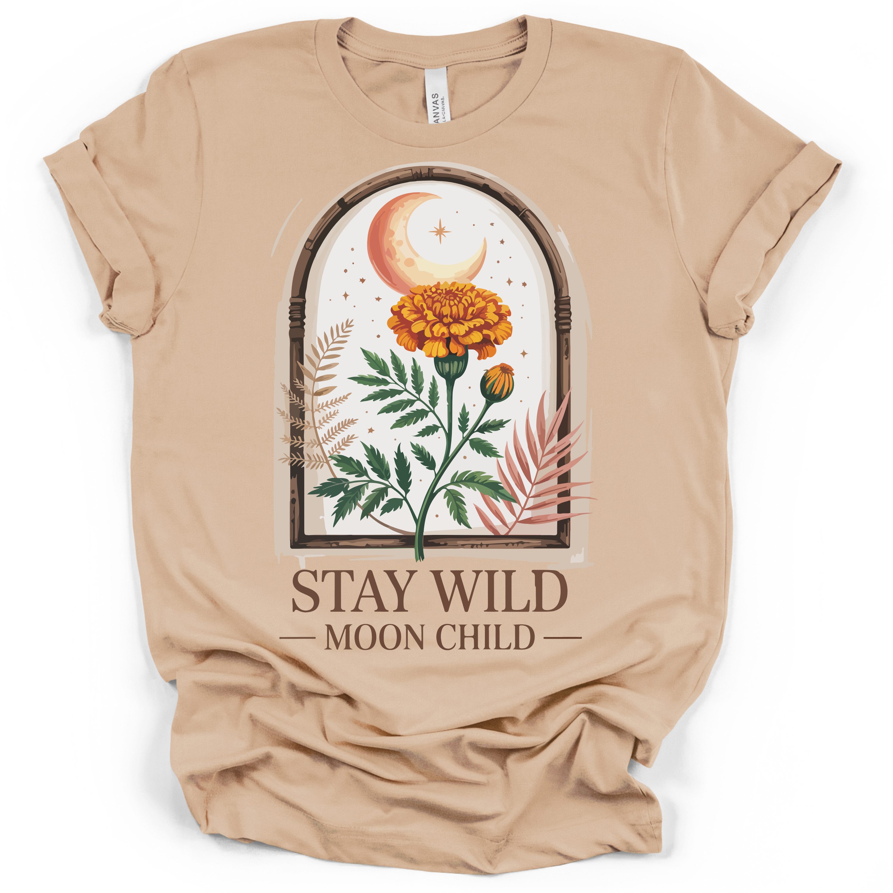 Stay Wild Moon Child T-Shirt – Bella + Canvas Modern Fit