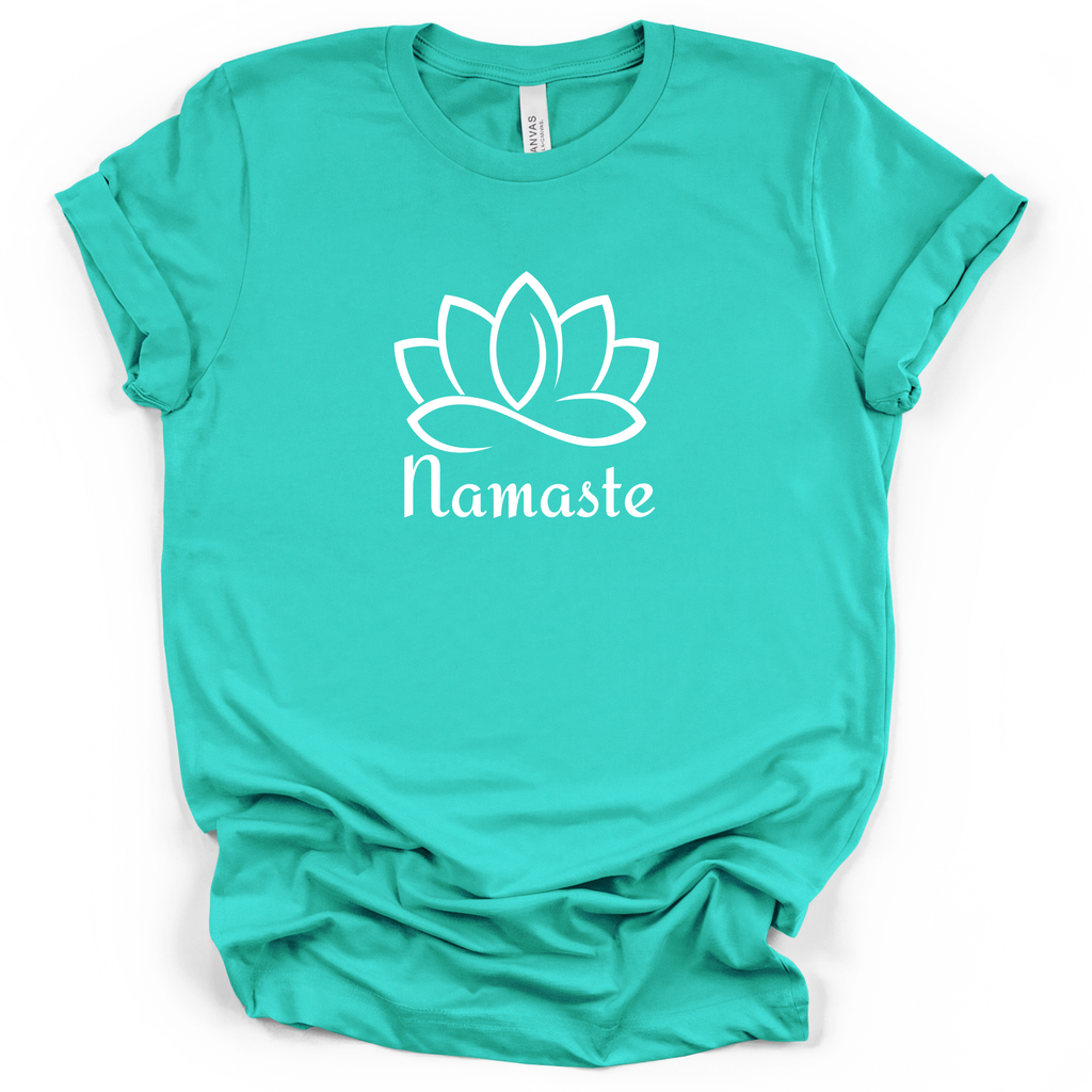 Namaste Lotus Yoga & Meditation Tee - Bella + Canvas Modern Fit