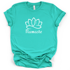 Namaste Lotus Yoga & Meditation Tee - Bella + Canvas Modern Fit