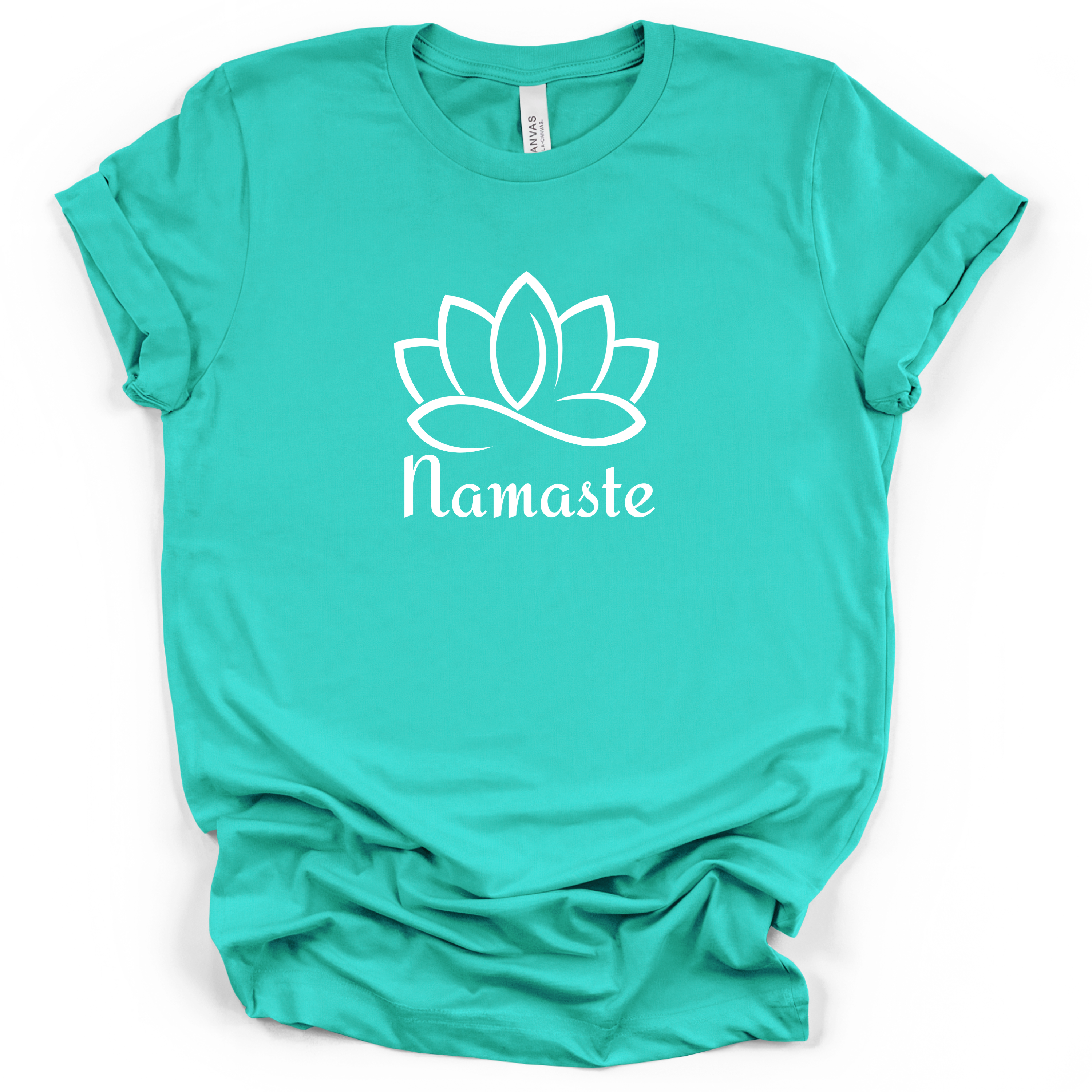 Namaste Lotus Yoga & Meditation Tee - Bella + Canvas Modern Fit