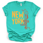 New York Street Sign T-Shirt – Bella + Canvas Modern Fit
