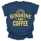Sunshine and Coffee T-Shirt - Comfort Colors