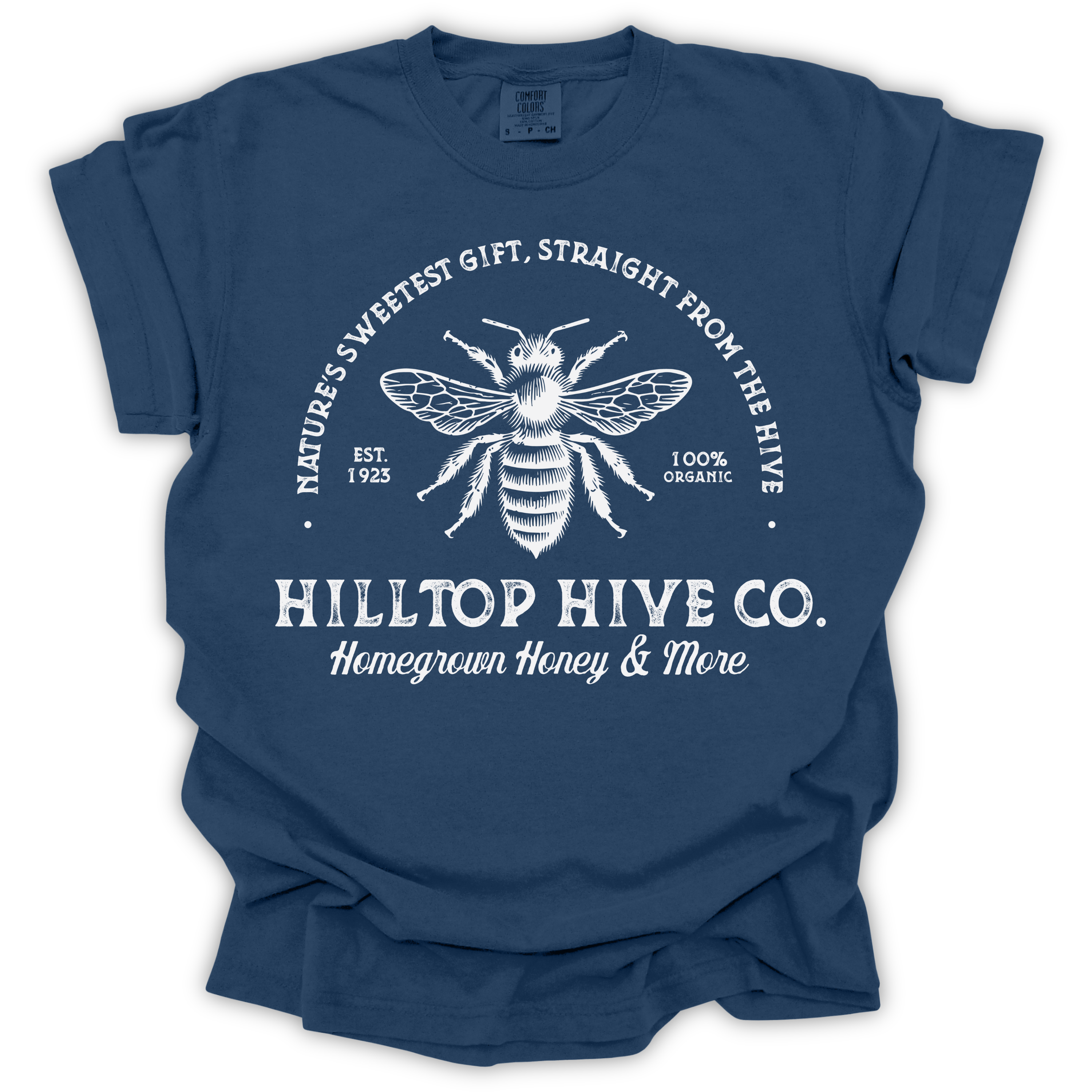Hilltop Hive Co. Honey Bee T-Shirt – Comfort Colors Relaxed Fit