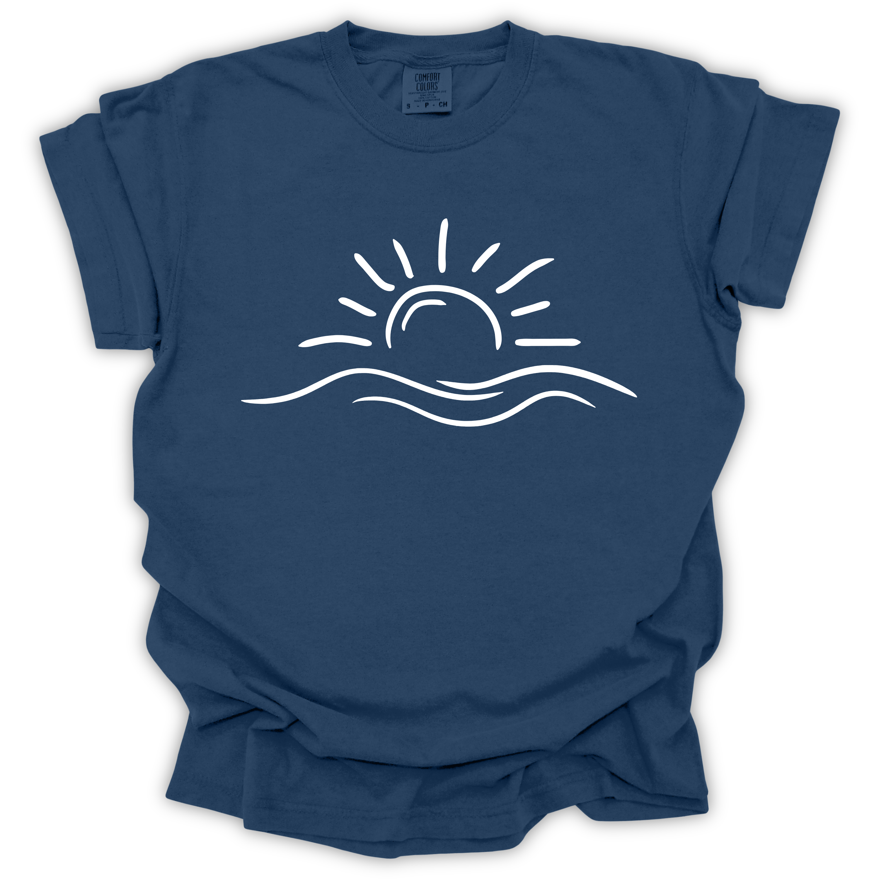 Sunrise Wave Tee - Comfort Colors Relaxed Fit